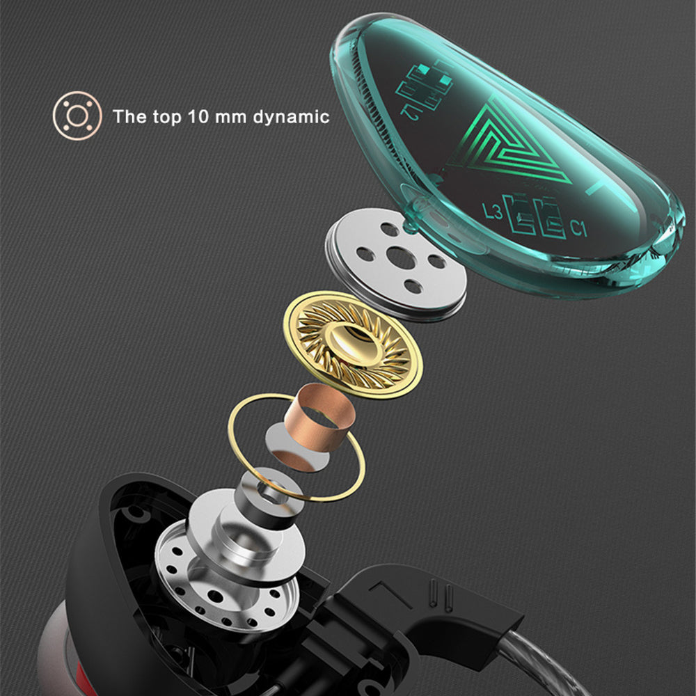 QKZ AK9 3.5mm Wired HiFi Heavy Bass Earphone Noise Canceling Sport Music In-ear Headset with Wire Control Mic QKZ AK9 3.5mm Wired HiFi Heavy Bass Earphone Noise Canceling Sport Music In-ear Headset with Wire Control Mic